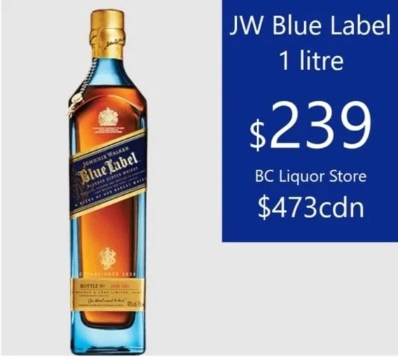 JW Blue Label 1 Litre