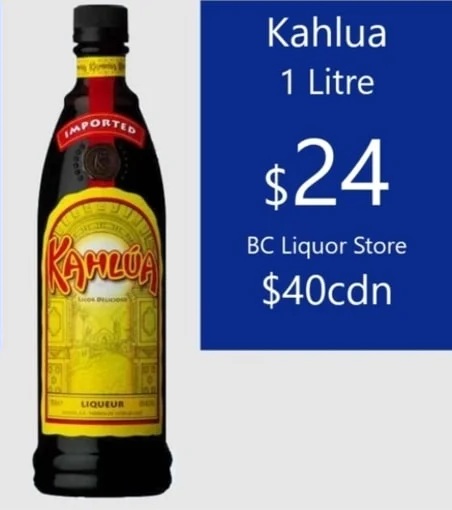 Kahlua 1 Litre
